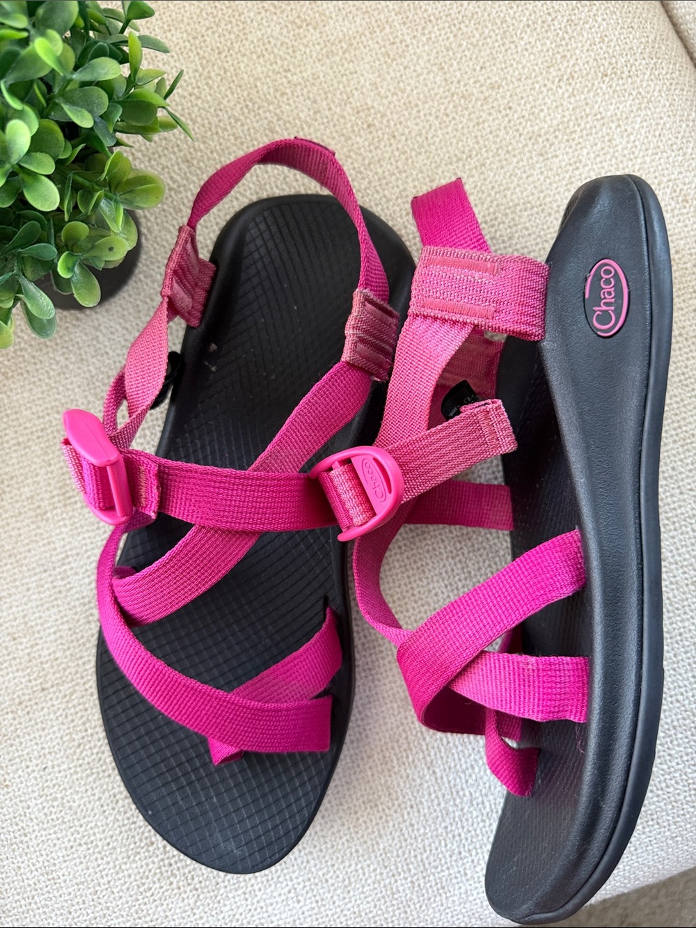 Chaco Zcloud Women's Magenta Pink Sandals size 9